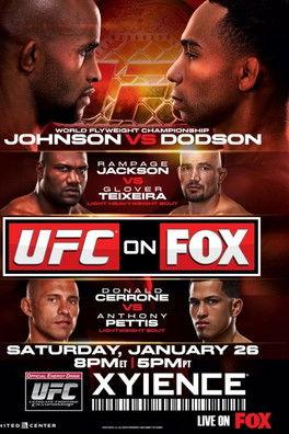 UFC on Fox 6: Johnson vs. Dodson film afişi