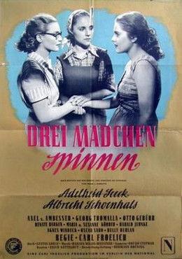 Drei Mädchen spinnen film afişi