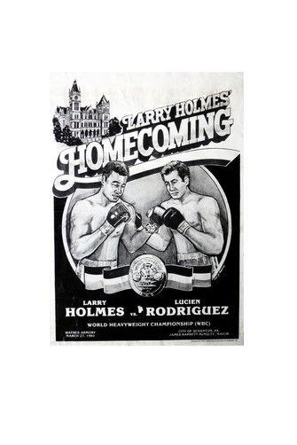 Larry Holmes vs. Lucien Rodriguez film afişi