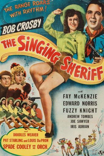 The Singing Sheriff film afişi