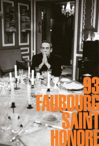 93 Faubourg Saint-Honoré dizi afişi