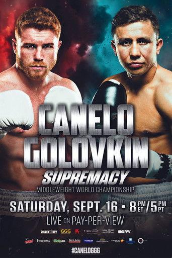 Canelo Alvarez vs. Gennady Golovkin film afişi