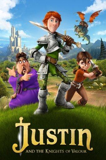 Justin and the Knights of Valour film afişi