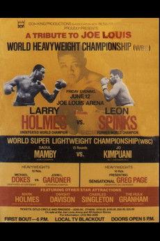 Larry Holmes vs. Leon Spinks film afişi