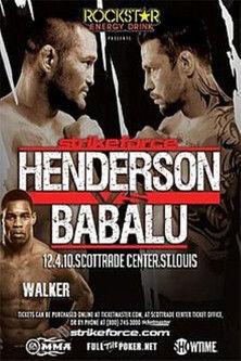 Strikeforce: Henderson vs. Babalu II film afişi