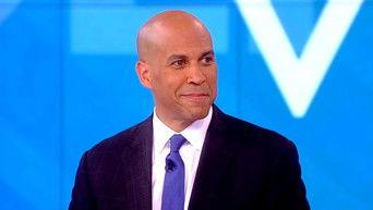 Cory Booker and Mary Wilson