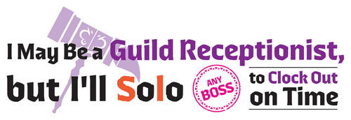 I May Be a Guild Receptionist, but I'll Solo Any Boss to Clock Out on Time logo