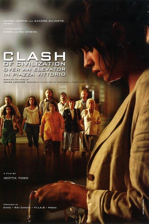Clash of civilization over an elevator in Piazza Vittorio film afişi
