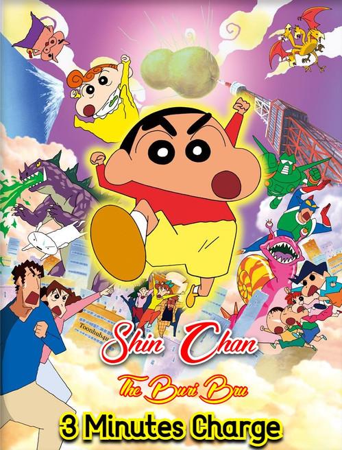 Crayon Shin-chan: The Legend Called Buri Buri 3 Minutes Charge film afişi