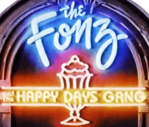 The Fonz and the Happy Days Gang logo