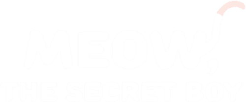 Meow, the Secret Boy logo