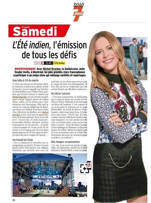 L'Été indien dizi afişi