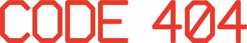 Code 404 logo