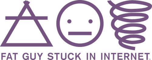 Fat Guy Stuck in Internet logo
