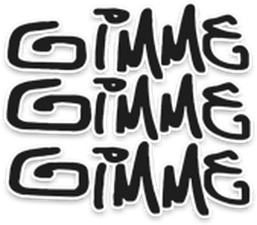 Gimme Gimme Gimme logo