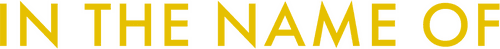 In the Name of... logo