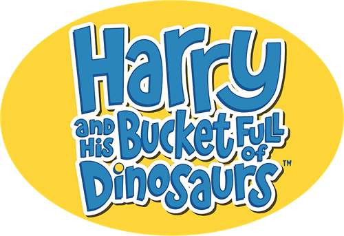 Harry and His Bucket Full of Dinosaurs logo