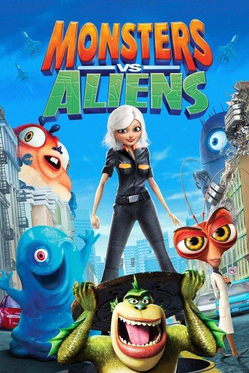 Monsters vs Aliens film afişi