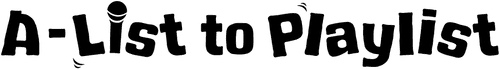 A-List to Playlist logo