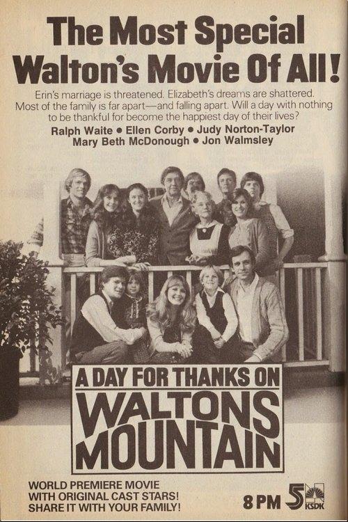 A Day for Thanks on Waltons Mountain film afişi