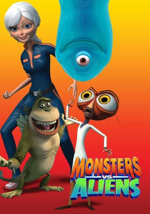 Monsters vs. Aliens dizi afişi