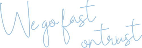 We Go Fast On Trust logo