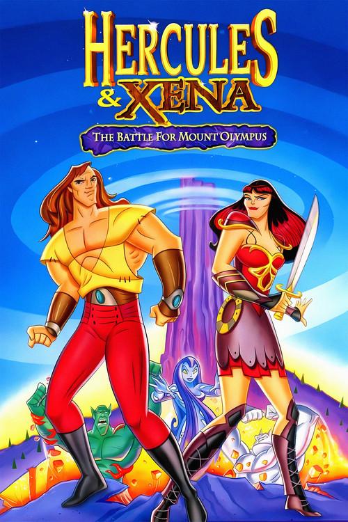 Hercules and Xena - The Animated Movie: The Battle for Mount Olympus film afişi