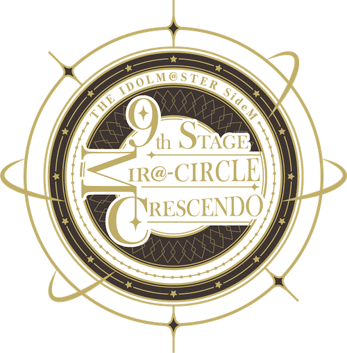 THE IDOLM@STER SideM 9th STAGE ~MIR＠-CIRCLE CRESCENDO~ (DAY 1) logo