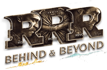 RRR: Behind & Beyond logo