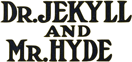 Dr. Jekyll and Mr. Hyde logo