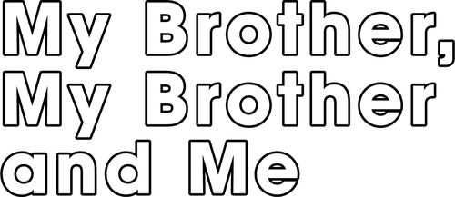 My Brother, My Brother and Me logo