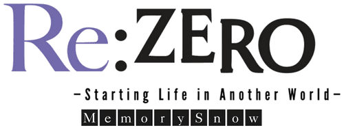 Re:ZERO -Starting Life in Another World- Memory Snow logo