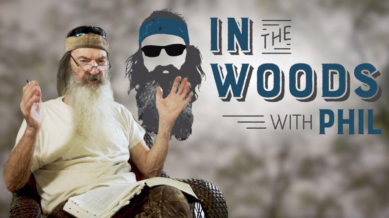 In the Woods with Phil backdrop