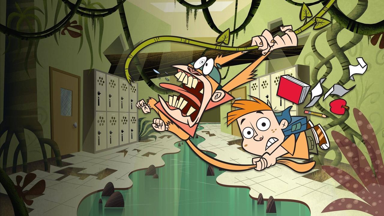 My Gym Partner's a Monkey backdrop