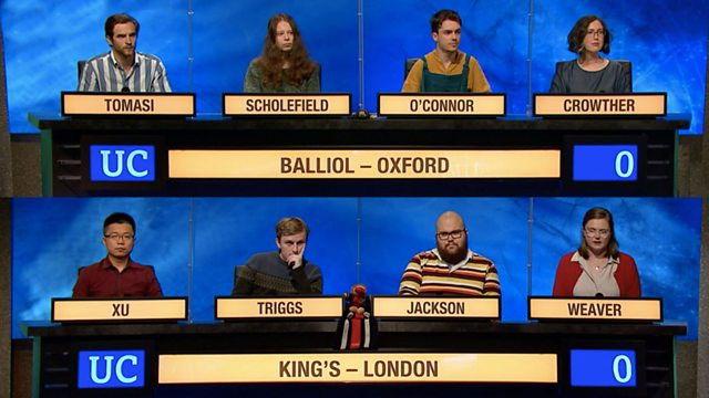 Balliol College, Oxford v King's College London