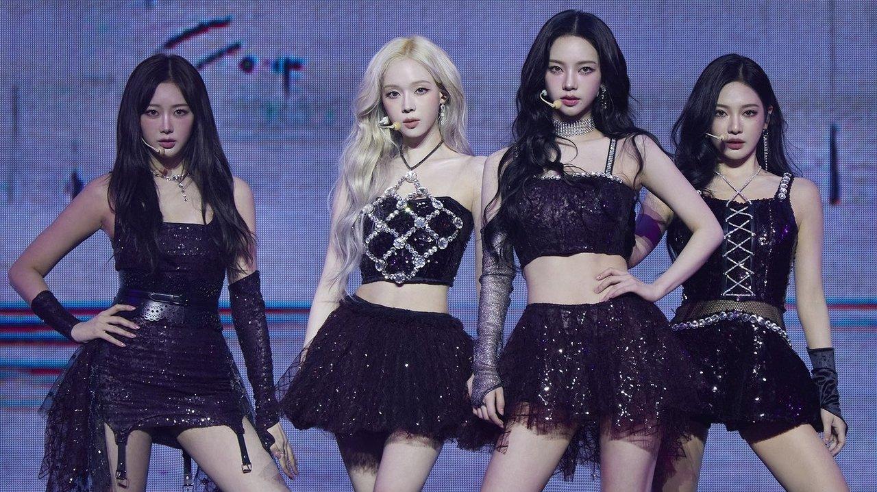 2024 aespa LIVE TOUR - SYNK:PARALLEL LINE - in SEOUL backdrop