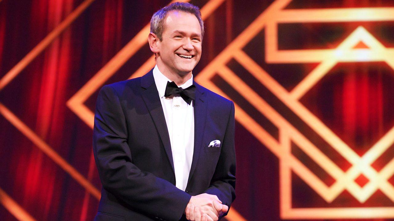 Bruce's Hall of Fame with Alexander Armstrong backdrop