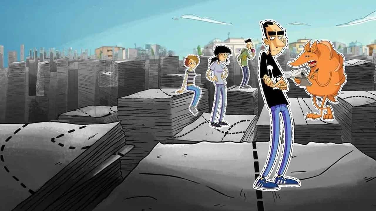 Tear Along the Dotted Line backdrop