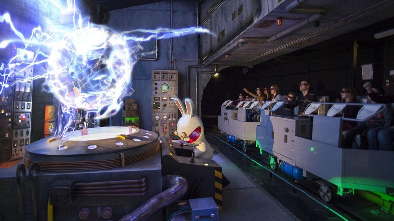 Rabbids Time Machine backdrop