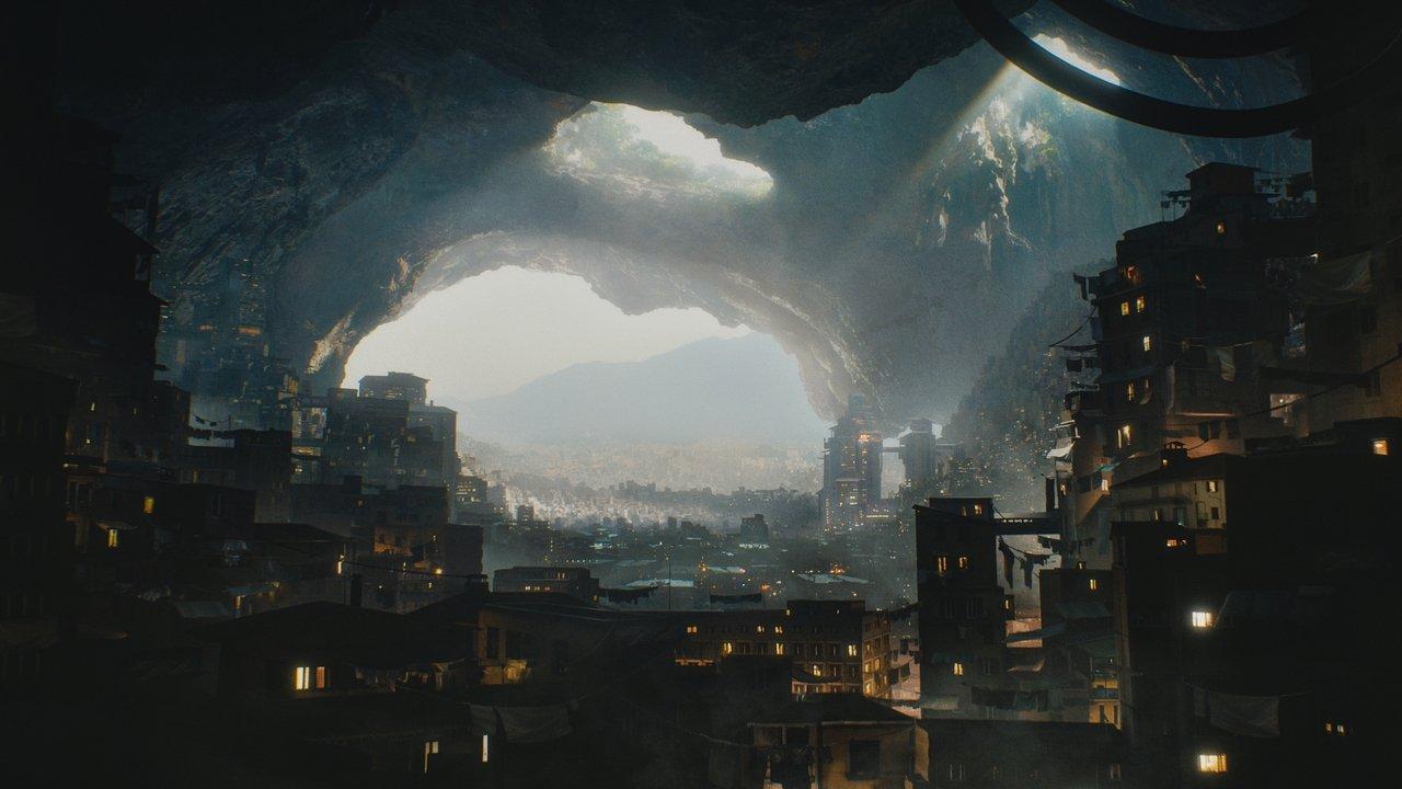 Utopia Falls backdrop