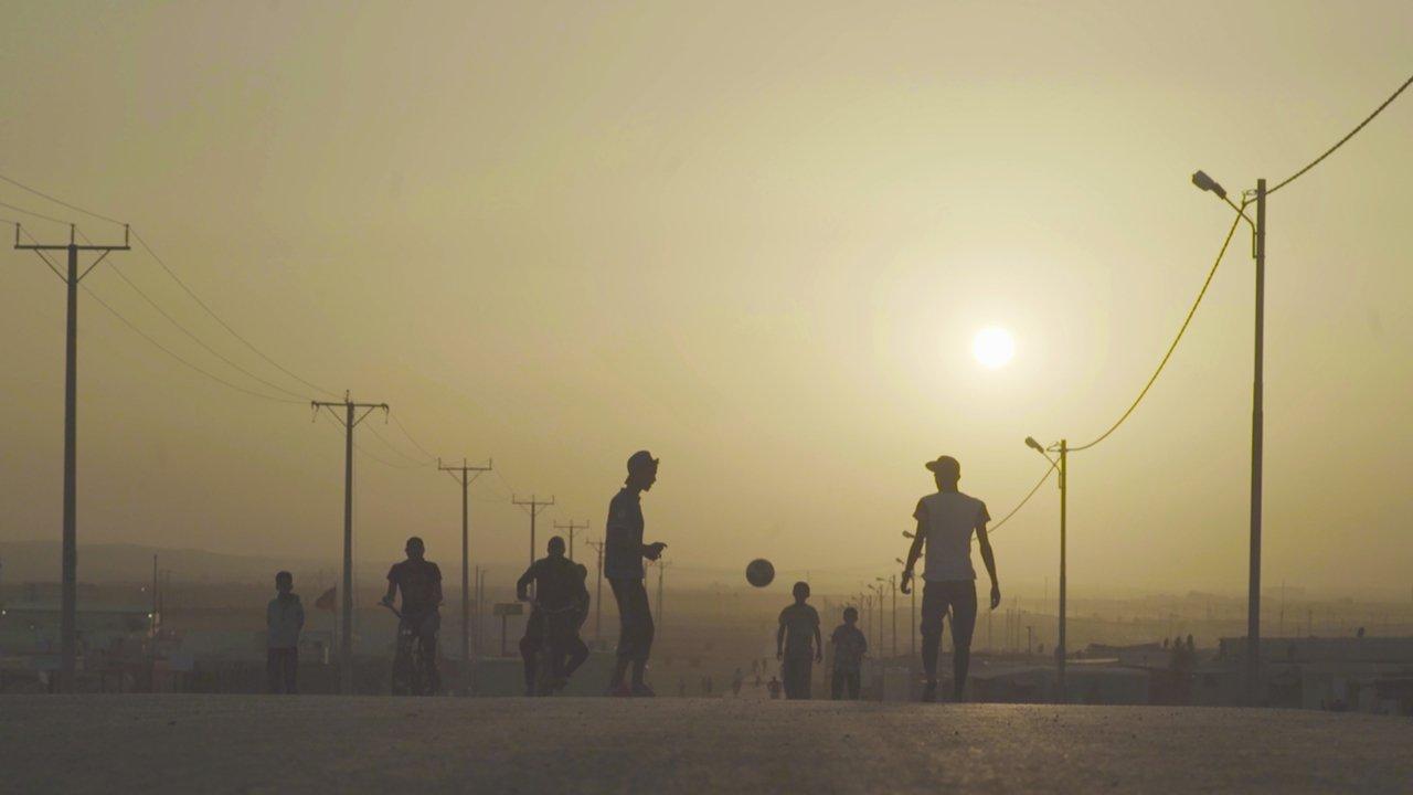 Captains of Za'atari backdrop