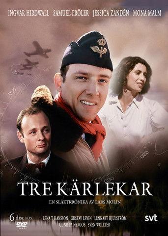 Tre kärlekar dizi afişi