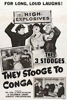 They Stooge to Conga film afişi