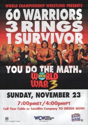 WCW World War 3 1997 film afişi