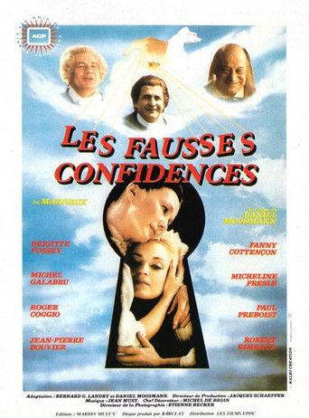 Les Fausses Confidences film afişi