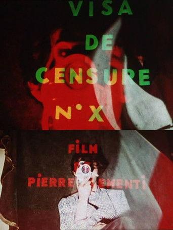 Visa de censure n° X film afişi