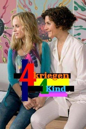 Vier kriegen ein Kind film afişi