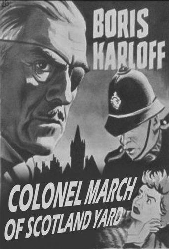 Colonel March of Scotland Yard dizi afişi