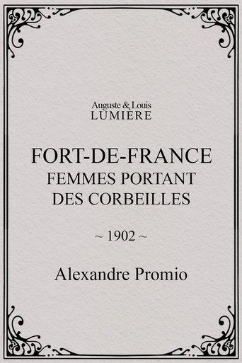 Fort-de-France : femmes portant des corbeilles film afişi