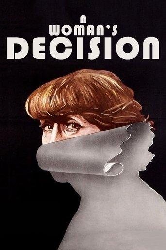 A Woman's Decision film afişi